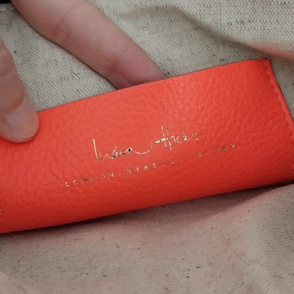 NWOT India Hicks Fringe Suede Clutch
